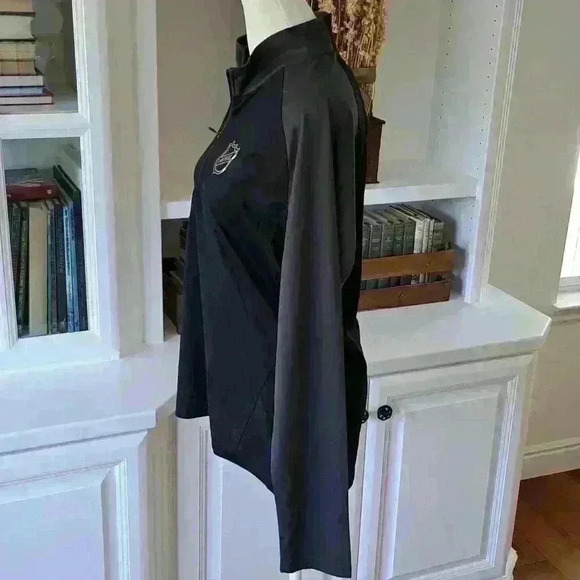 Level Wear - Marquee Light Weight Jacket w/ NHL badge - Black/Grey - L - Picture 3 of 6